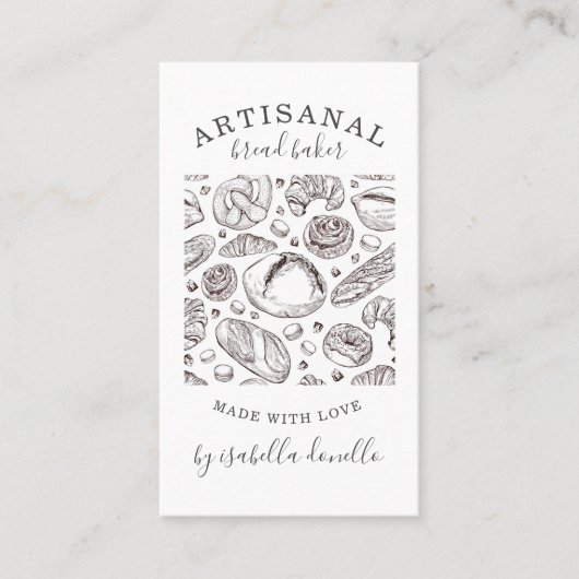 Brood bakkerij Visitekaartje (Voorkant)