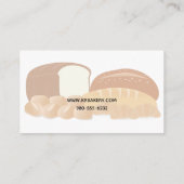 Brood bakkerij visitekaartje (Achterkant)