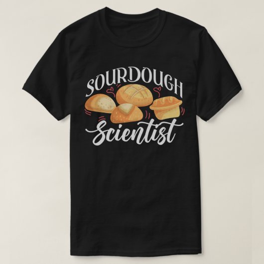 Brood-bakontwerp voor sourdegh Scientist 699 T-shirt (Design voorkant)