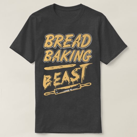 Brood beest Geweldige T-shirt Baker Prese (Design voorkant)