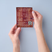 Brood bord, bakkerijen, bakkerijwinkel, Adverteren Flyer (Hand)