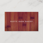 Brood bord, bakkerijen, bakkerijwinkel visitekaartje (Voorkant)