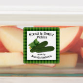 Brood & boter augurken Plaid S Eten Label (Aangebracht)