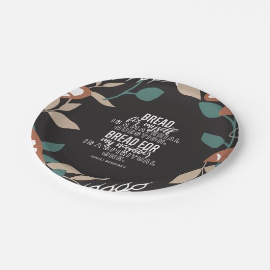 Brood citeert van Nikoli Berdyaev Papieren Bordje (Gekanteld)