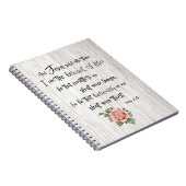 Brood des levens KJV Bijbelvers Notitieboek (Rechterzijde)