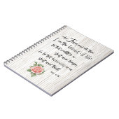 Brood des levens KJV Bijbelvers Notitieboek (Linkerzijde)