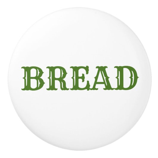 Brood doos of  drager Stijl keramische romp Keramische Knop (Voorkant)