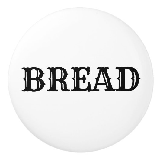 Brood doos of  drager Stijl keramische romp Knop (Voorkant)