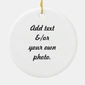 Brood Dough Keramisch Ornament (Achterkant)