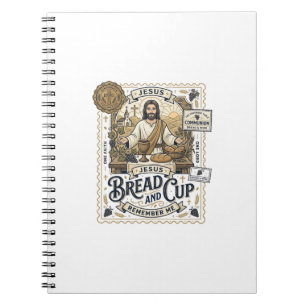 Brood En Beker Jezus Communie Christelijk Geloof V Notitieboek