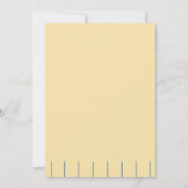 Brood en boter Dinner Party Uitnodiging (Achterkant)