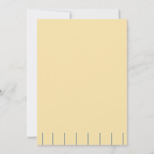 Brood en boter Dinner Party Uitnodiging (Achterkant)