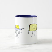 Brood en Boter Keuken Kunst Koffie Mok (Midden)