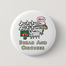 Brood en circussen ronde button 5,7 cm