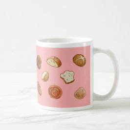 Brood- en gebak-patroon mok - roze