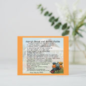 Brood en knoppen Briefkaarten ontvangen (Staand voorkant)