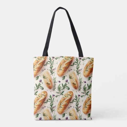 Brood en kruiden tote bag (Achterkant)