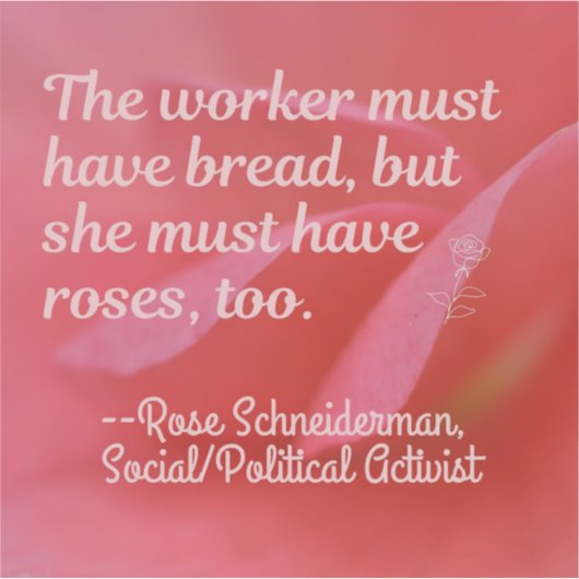 Brood en Rozen ook Sticker (Voorkant)