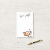 Brood en tarwe post-it® notes (Op bureau)