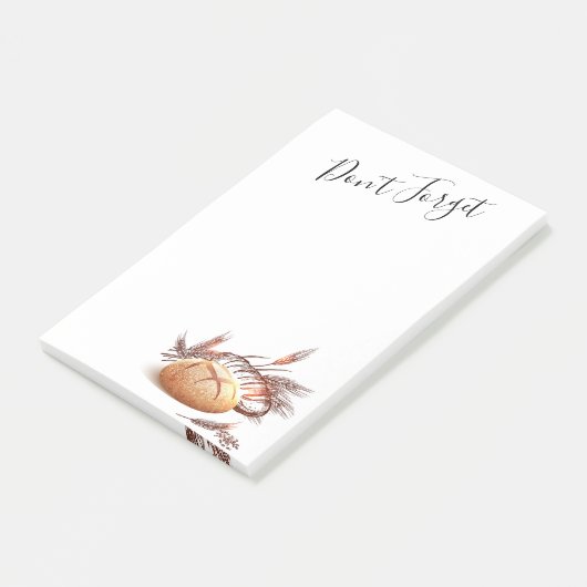 Brood en tarwe post-it® notes (Schuin)