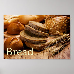 Brood en tarwe Poster