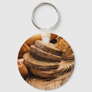 Brood en tarwe sleutelhanger