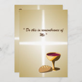 Brood en wijn: het laatste avondmaal (Voorkant / Achterkant)