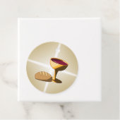 Brood en wijn: het laatste avondmaal bedankjes labels (In situ)