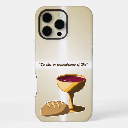 Brood en wijn: het laatste avondmaal iPhone hoesje (Achterkant)
