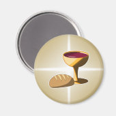 Brood en wijn: het laatste avondmaal magneet (Voorkant / Achterkant)