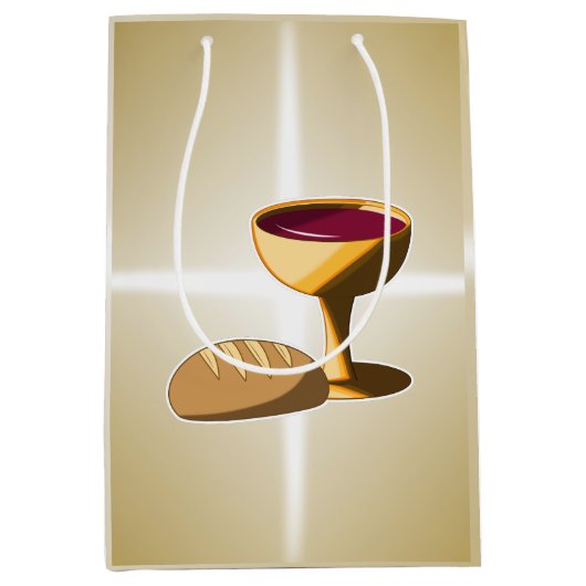 Brood en wijn: het laatste avondmaal medium cadeauzakje (Voorkant)