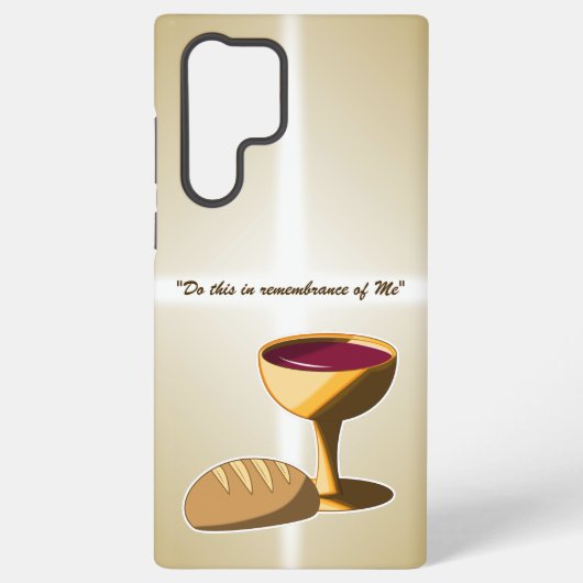 Brood en wijn: het laatste avondmaal samsung galaxy hoesje (Achterkant)