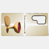 Brood en wijn: het laatste avondmaal samsung galaxy hoesje (Achterkant horizontaal)