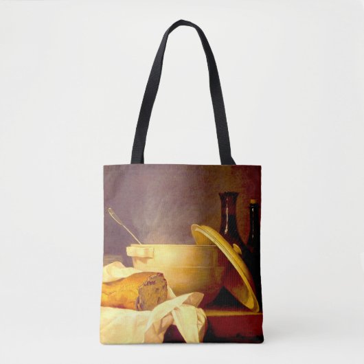 Brood en wijn van Anne Vallayer Tote Bag (Voorkant)