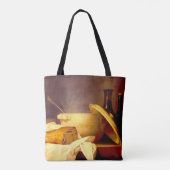 Brood en wijn van Anne Vallayer Tote Bag (Achterkant)