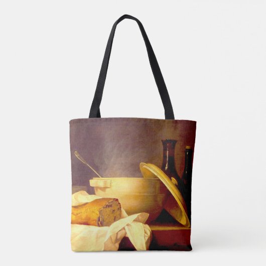 Brood en wijn van Anne Vallayer Tote Bag (Achterkant)