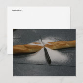 Brood en zout briefkaart (Voorkant / Achterkant)