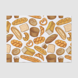 Brood, gebak en bakkerij tissuepapier