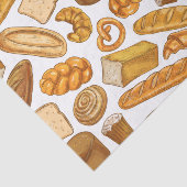 Brood, gebak en bakkerij tissuepapier (Detail)