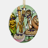 Brood Grain Food Group Keramisch Ornament (Rechts)