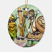 Brood Grain Food Group Keramisch Ornament (Links)