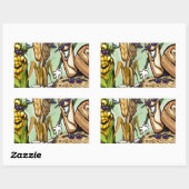 Brood Grain Food Group Rechthoekige Sticker (Vel)