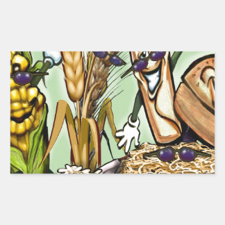 Brood Grain Food Group Rechthoekige Sticker