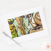 Brood Grain Food Group Rechthoekige Sticker (Envelop)