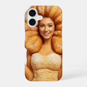 Brood Hoofd Hoge Mode Brood Model iPhone 16 Hoesje