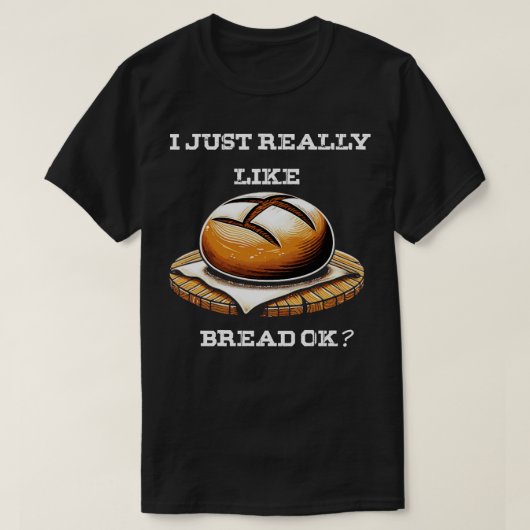 Brood, ik hou van Baker T-shirt (Design voorkant)