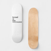 brood in de magnetron wit persoonlijk skateboard (Voorkant)
