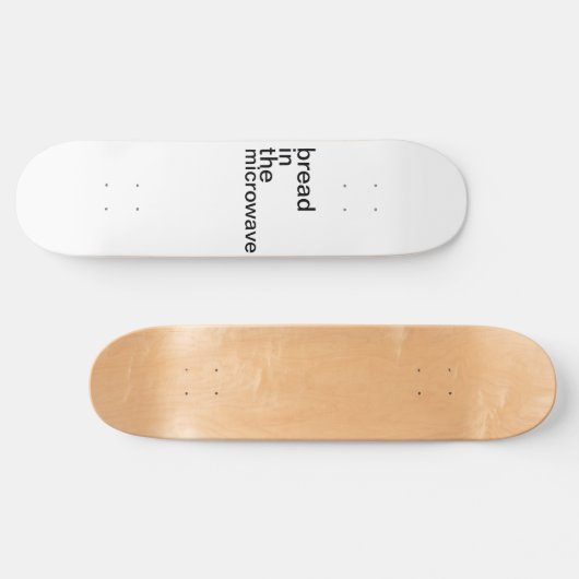 brood in de magnetron wit persoonlijk skateboard (Horizontaal)