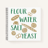 Brood Ingrediënten Baking Notitieboek (Voorkant)
