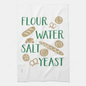 Brood Ingrediënten Baking Theedoek (Verticaal)
